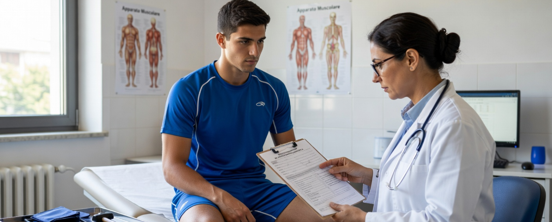 Visita idoneità per certificato medico sportivo agonistico